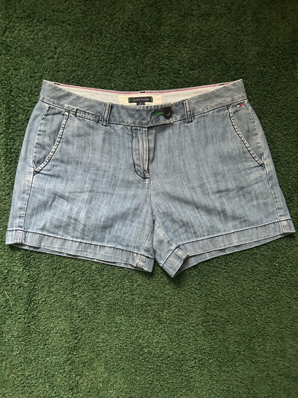 Tommy Hilfiger Light Wash Denim Shorts